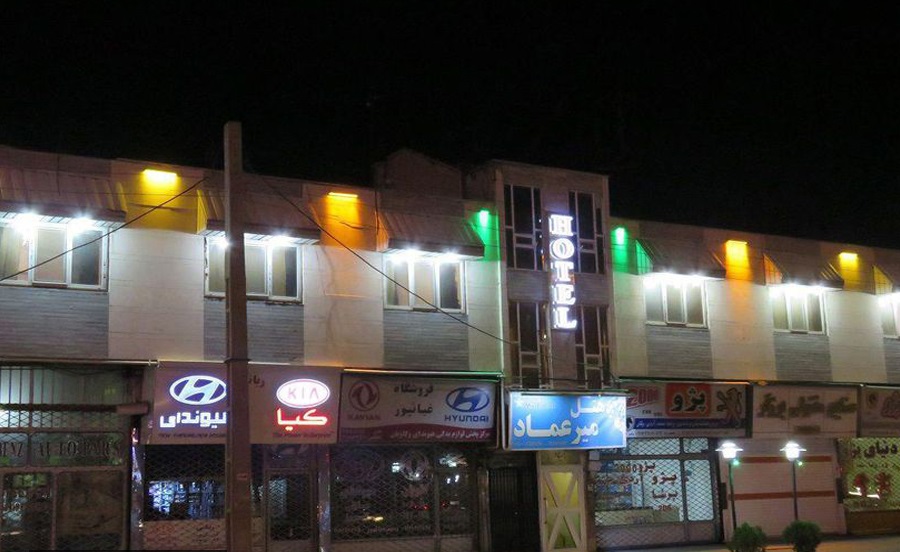 نمای بیرونی هتل میرعماد قزوین